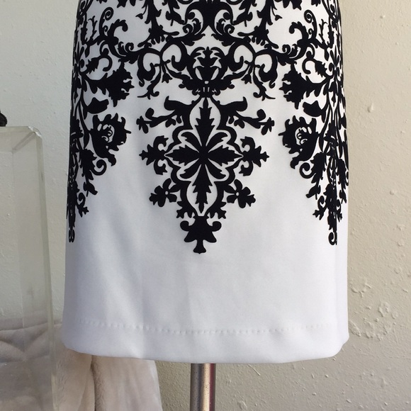 Black and Off White Shift Dress 💜 - Picture 6 of 9